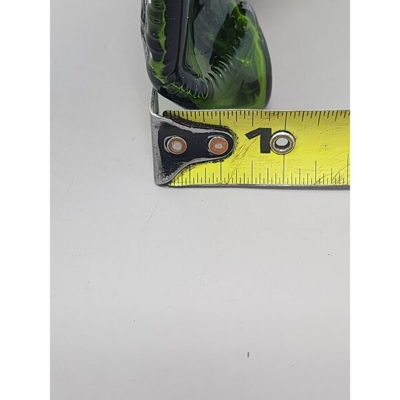 Melted Green Wine Bottle Cheese Plate With Raffia Wrap - Picture 8 of 8